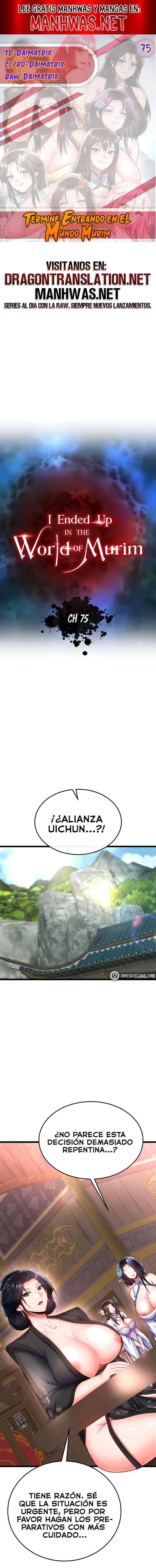 Terminé entrando en el mundo Murim Capítulo 75 - Página 1