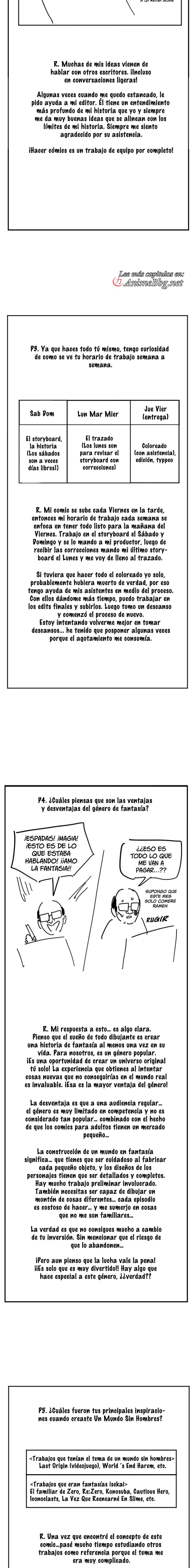 Un mundo sin hombres Capítulo 64.5 - Página 3