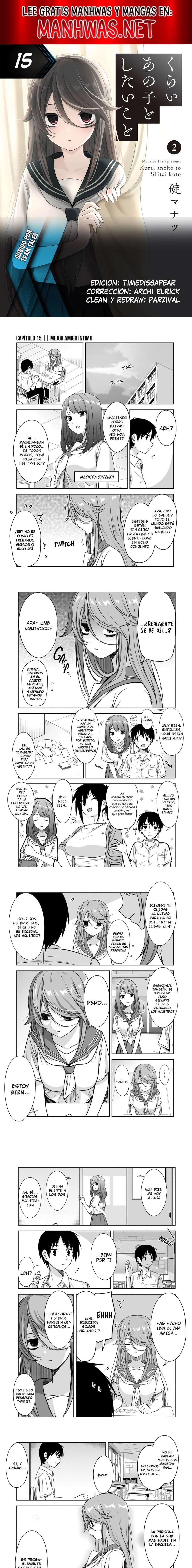 Kurai Anoko to Shitai koto Capítulo 15 - Página 1