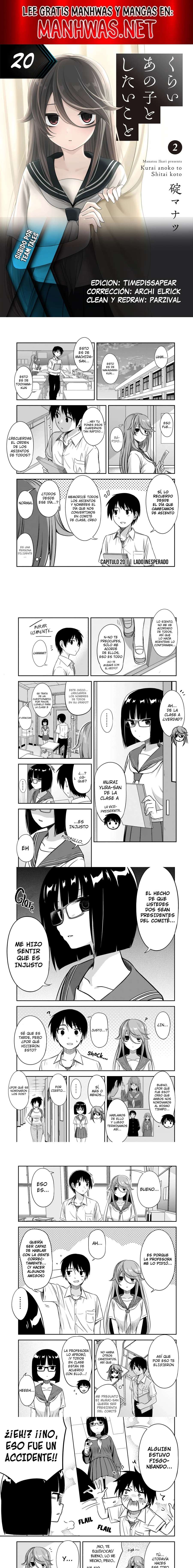 Kurai Anoko to Shitai koto Capítulo 20 - Página 1