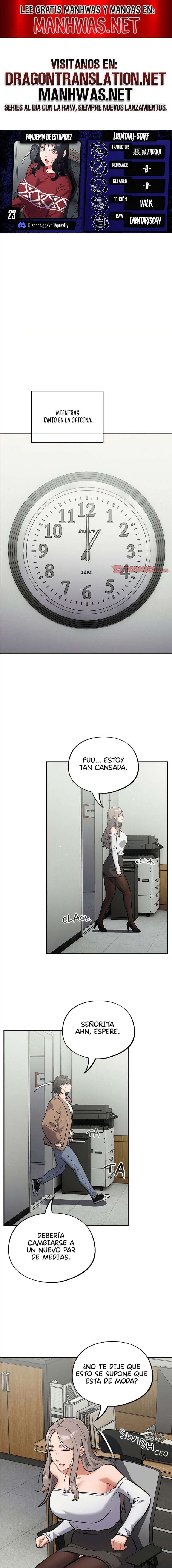 Pandemia de estupidez Capítulo 23 - Página 1