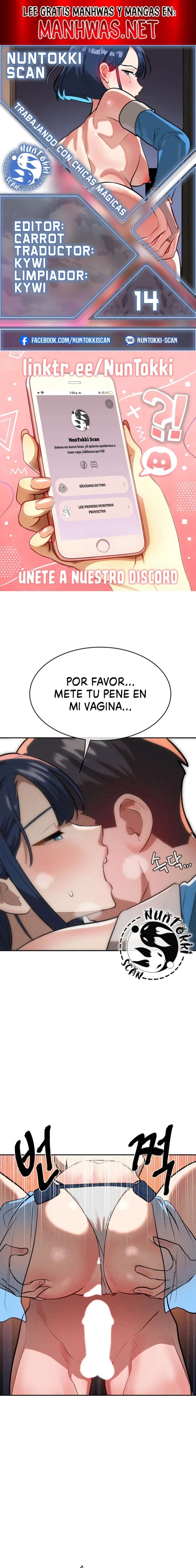 Trabajando con chicas mágicas Capítulo 14 - Página 1