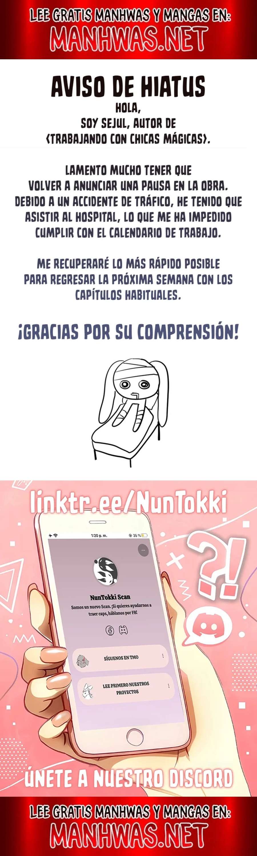 Trabajando con chicas mágicas Capítulo 22.5 - Página 1