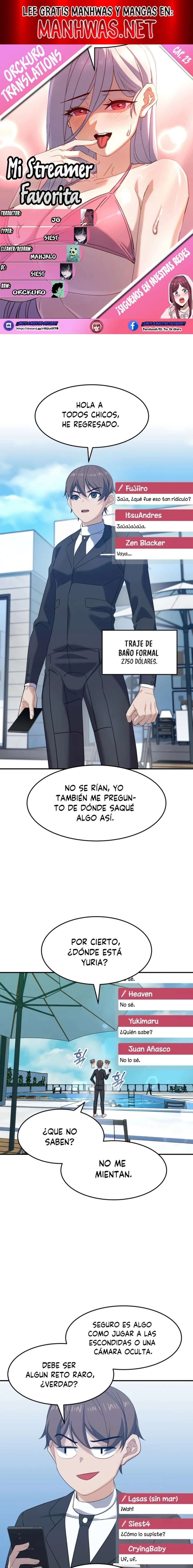 Mi Streamer Favorita Capítulo 23 - Página 1