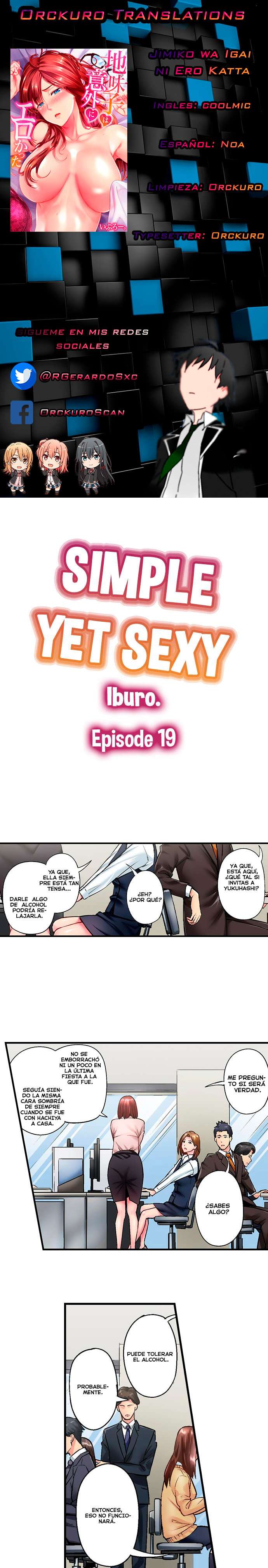 Jimiko wa Igai ni Ero Katta Capítulo 19 - Página 1