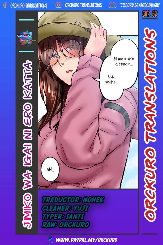 Jimiko wa Igai ni Ero Katta Capítulo 52 - Página 1