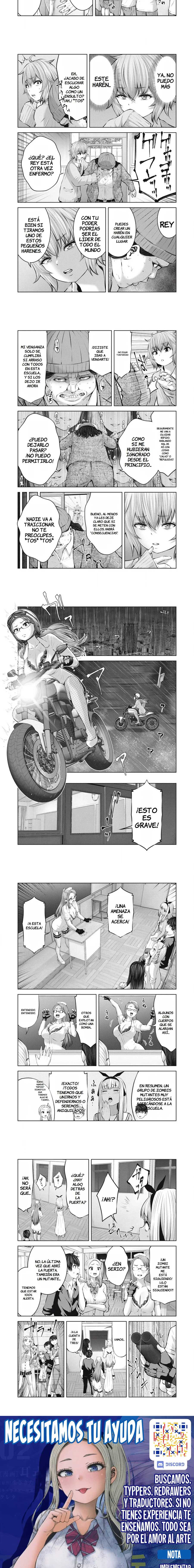 ZOMBIE SEKAI DE HAREM WO TSUKUROU Capítulo 11.1 - Página 3