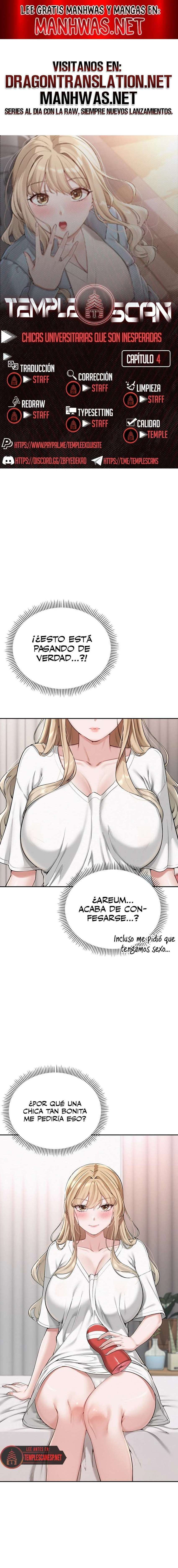Las chicas más sexys del campus Capítulo 4 - Página 1