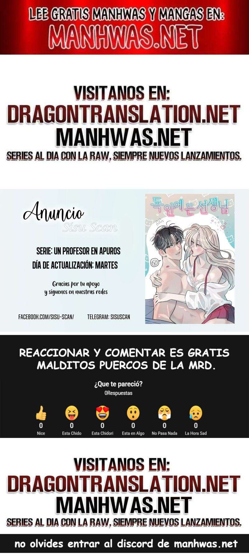 Un profesor en apuros Capítulo 9.5 - Página 1