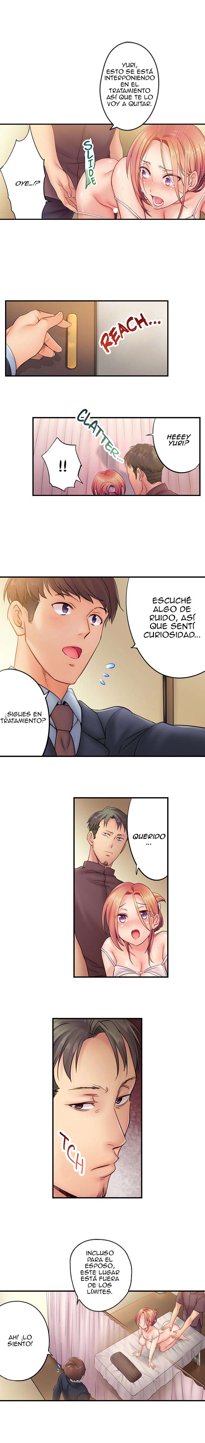 ¡No puedo resistirme a su masaje! Haciendo trampa delante de los ojos de mi esposo Capítulo 2 - Página 9