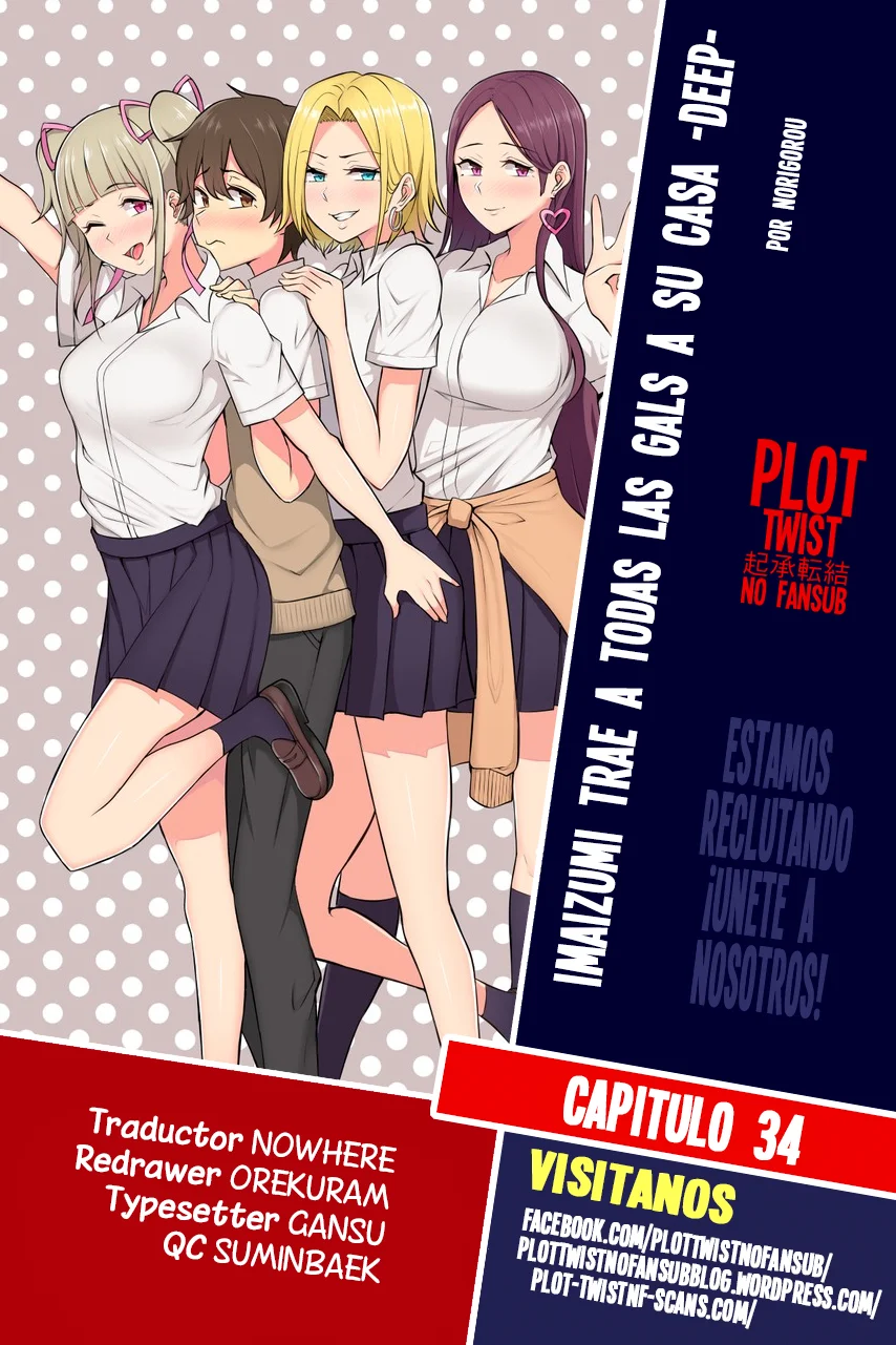 Imaizumi trae a todas las gals a su casa ~Deep – español Capítulo 34 - Página 1