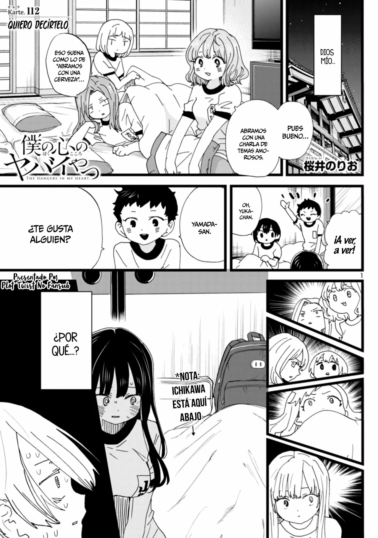 Boku no Kokoro no Yabai Yatsu Capítulo 112 - Página 3