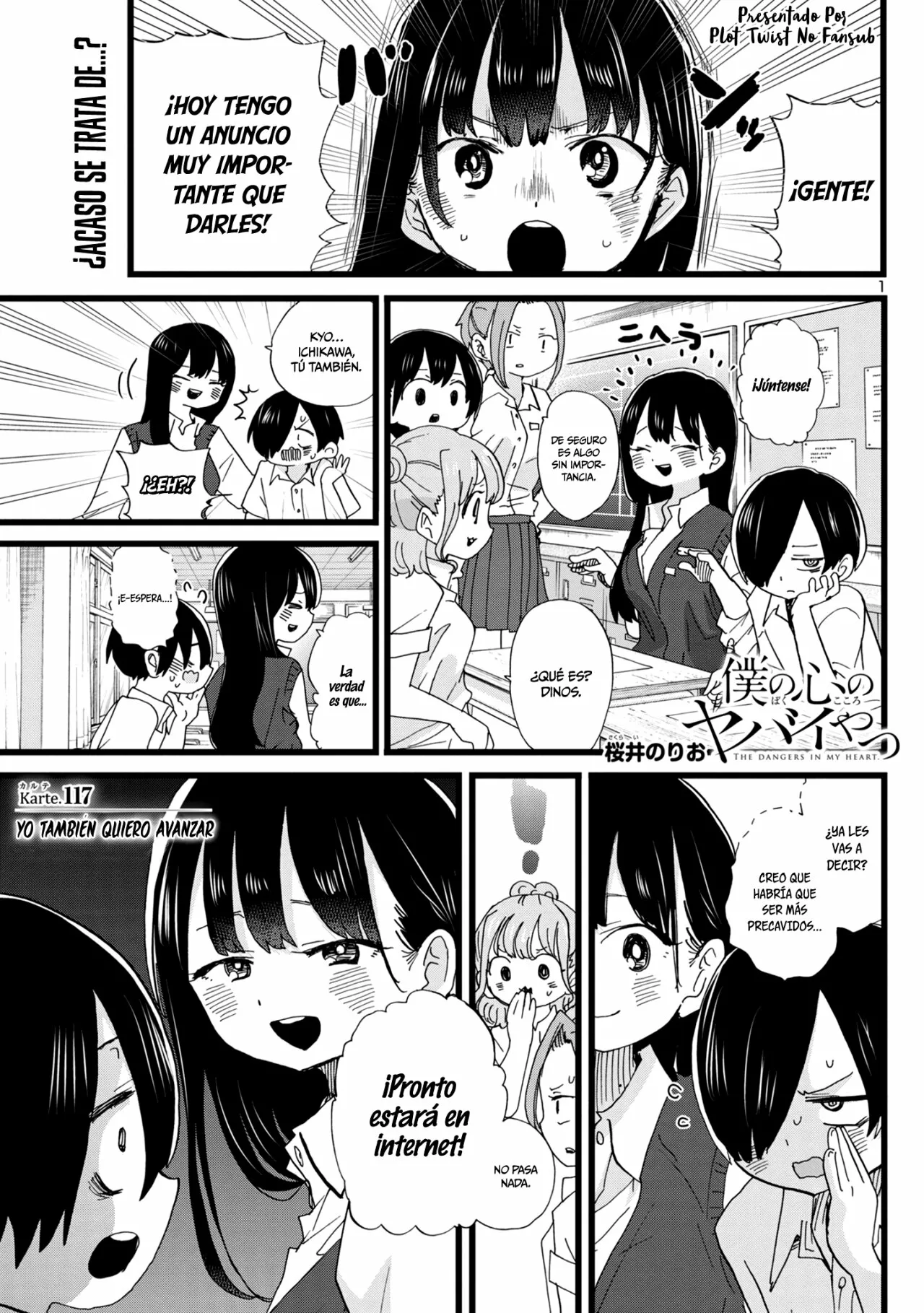 Boku no Kokoro no Yabai Yatsu Capítulo 117 - Página 3