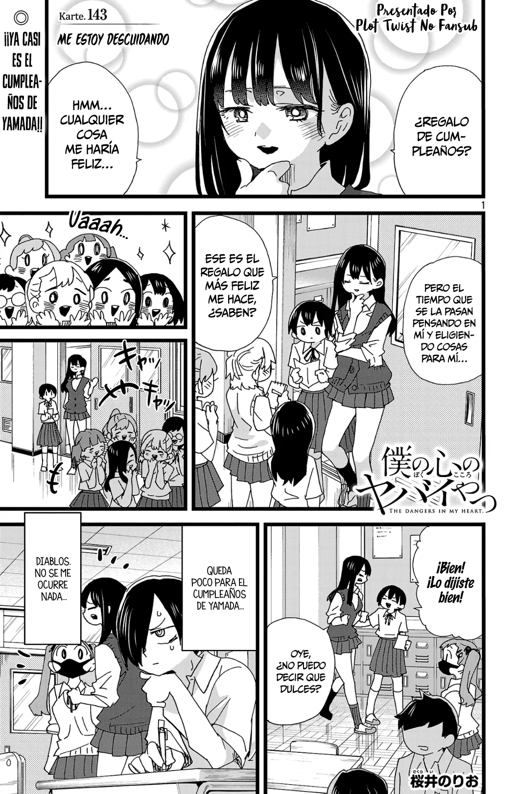Boku no Kokoro no Yabai Yatsu Capítulo 143 - Página 3