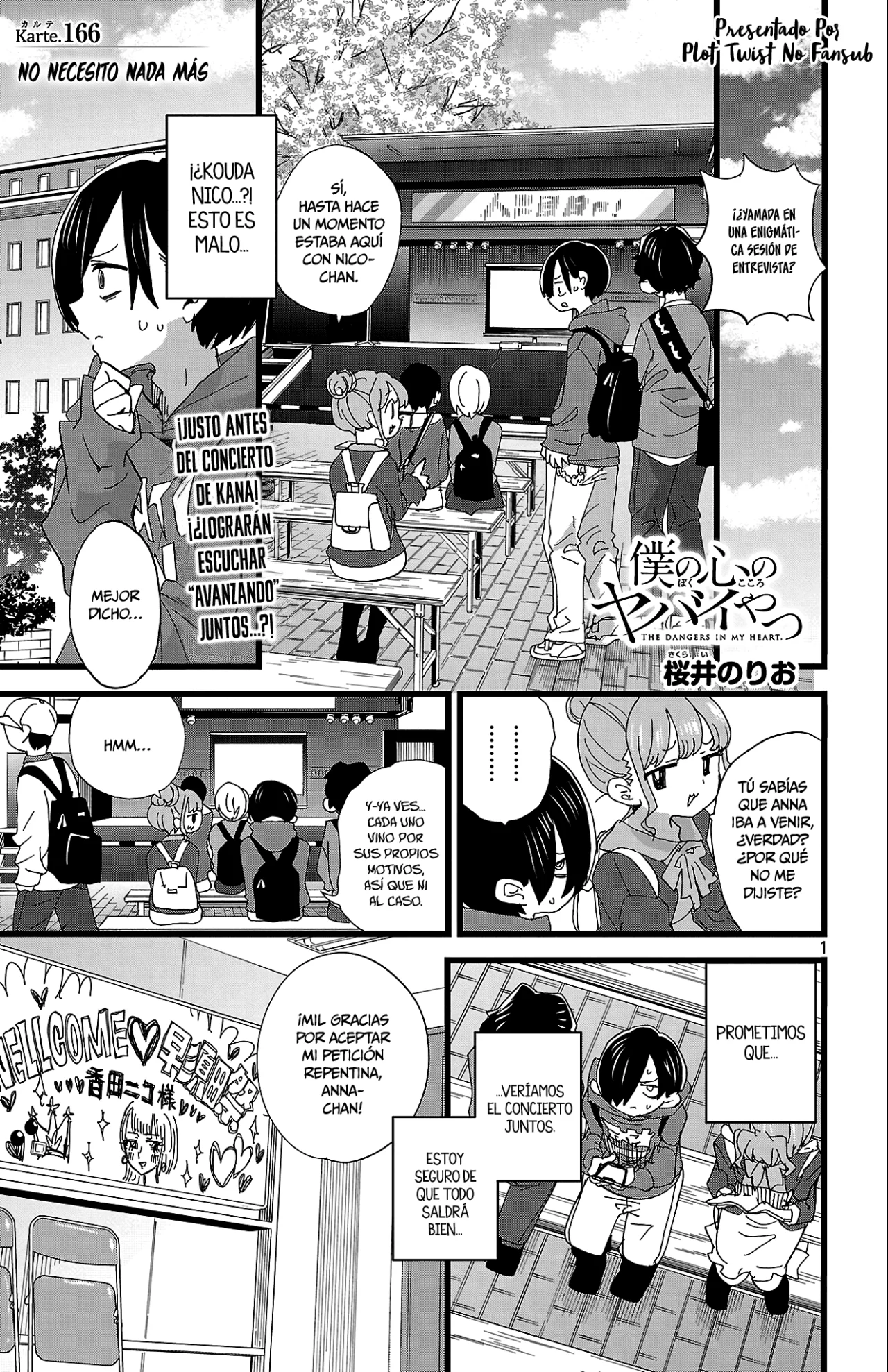 Boku no Kokoro no Yabai Yatsu Capítulo 166 - Página 3