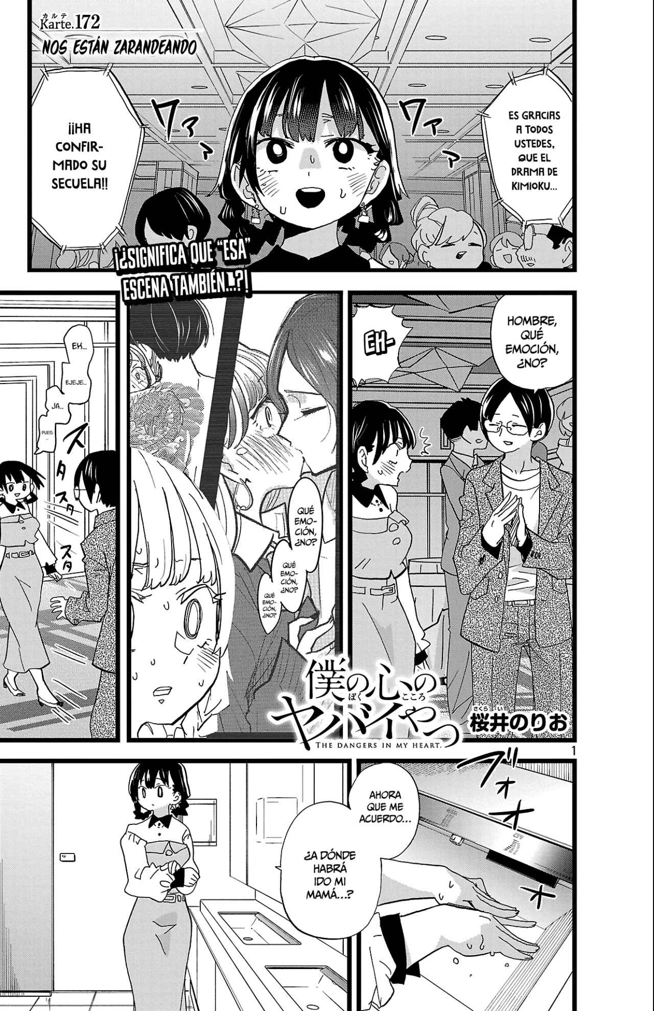 Boku no Kokoro no Yabai Yatsu Capítulo 172 - Página 3