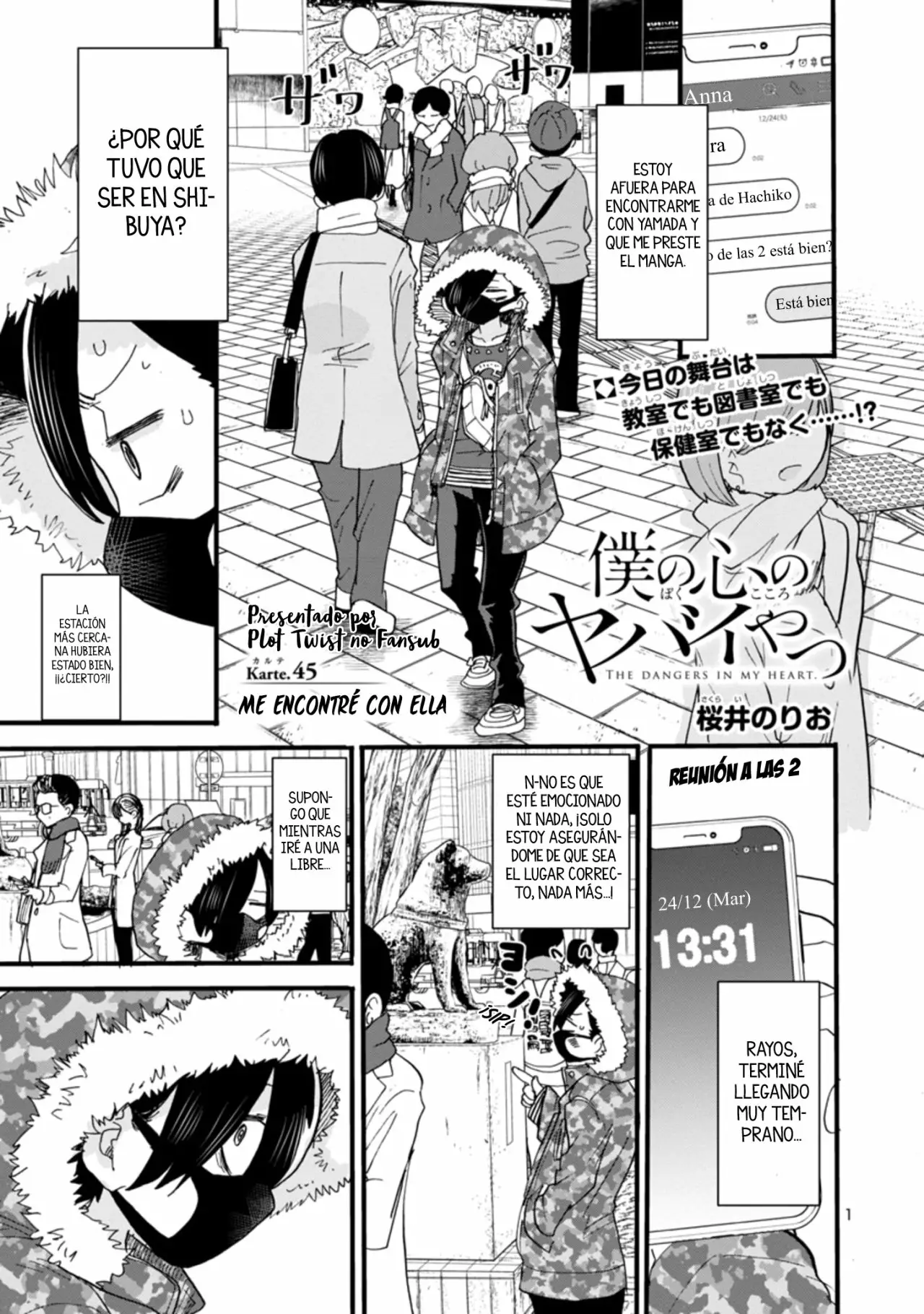 Boku no Kokoro no Yabai Yatsu Capítulo 45 - Página 3