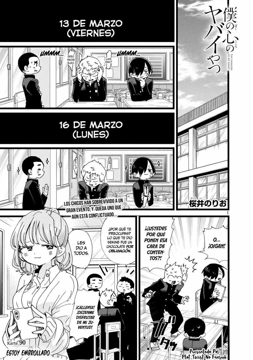 Boku no Kokoro no Yabai Yatsu Capítulo 90 - Página 5