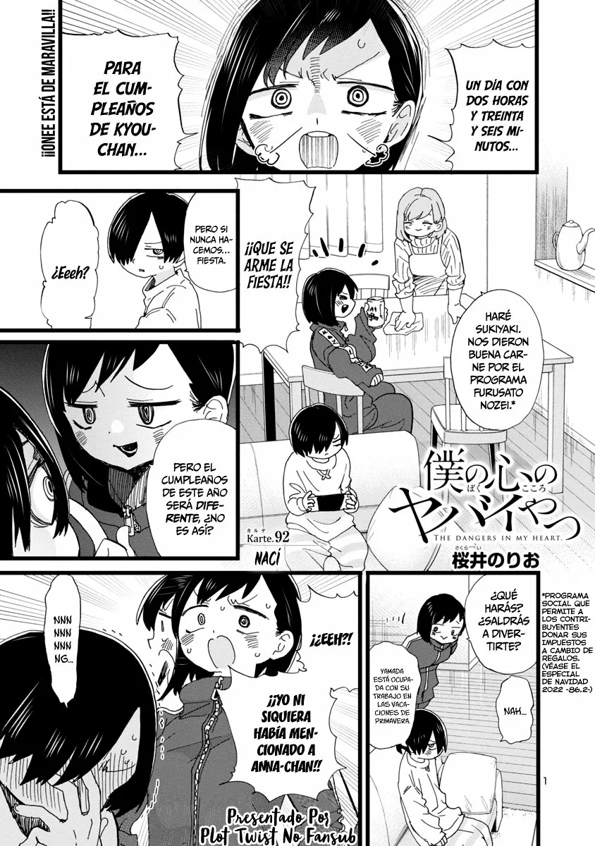 Boku no Kokoro no Yabai Yatsu Capítulo 92 - Página 5