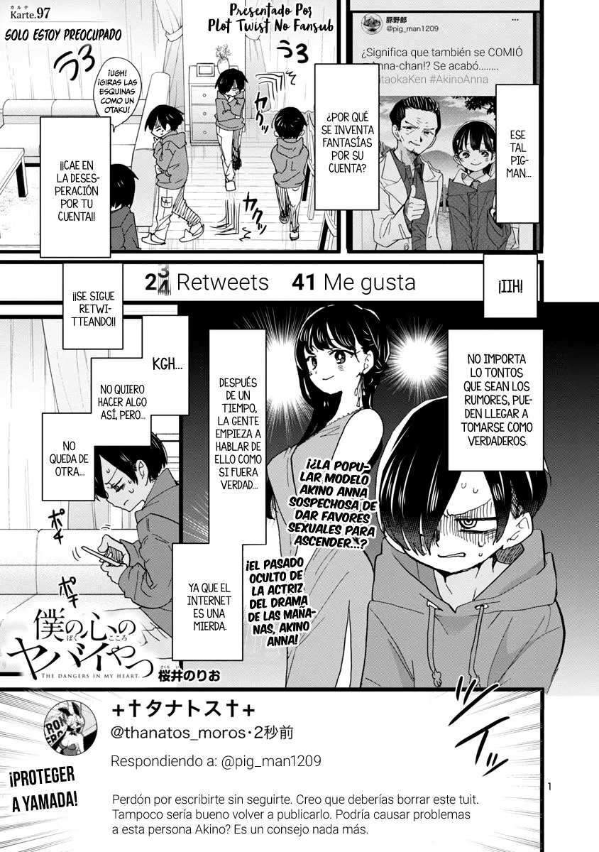 Boku no Kokoro no Yabai Yatsu Capítulo 97 - Página 4
