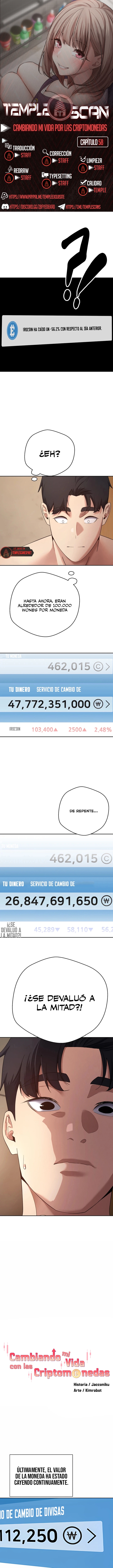 ¡Subí como la espuma en el mundo de las criptomonedas! Capítulo 58 - Página 1
