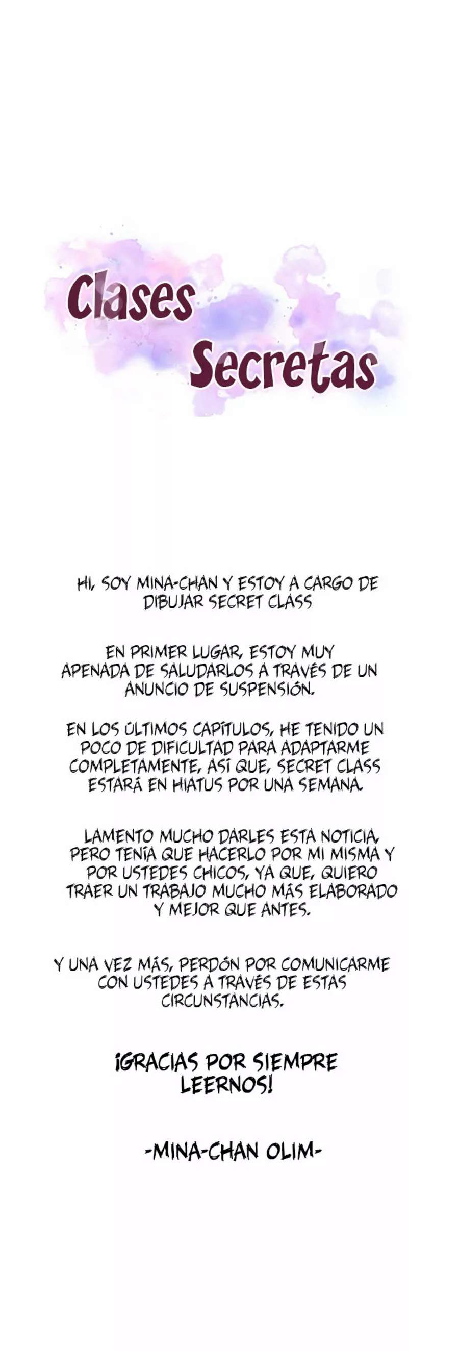 Secret Class Capítulo 56.5 - Página 1